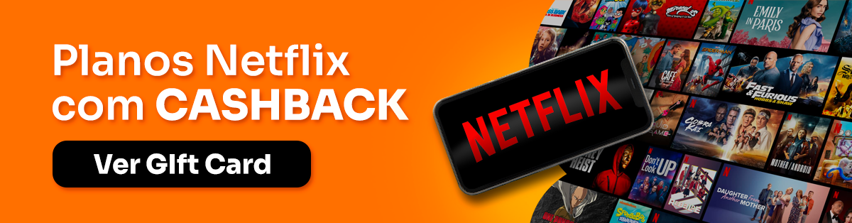 Gift Card Assinatura Netflix R$50 - Envio Digital - Gift Card Online