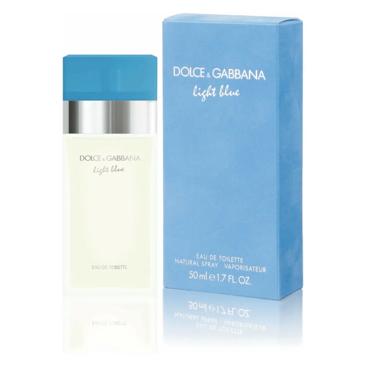 vidro de perfume feminino transparente light Blue
