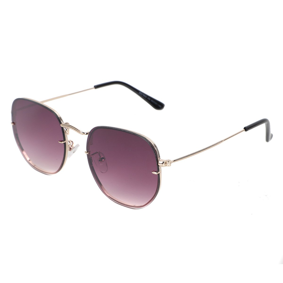 óculos de sol feminino com lente roxa