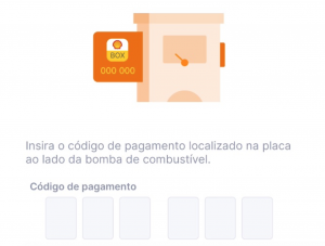 shell box no app do inter: tela para colocar o código de pagamento