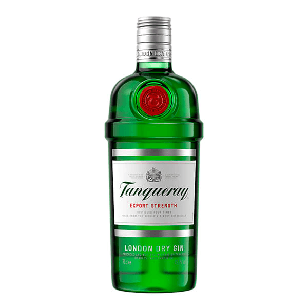 garrafa de tanqueray com vidro verde